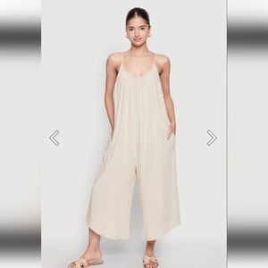 HYFVE Natural Sleeveless Crop Jumpsuit, NIP